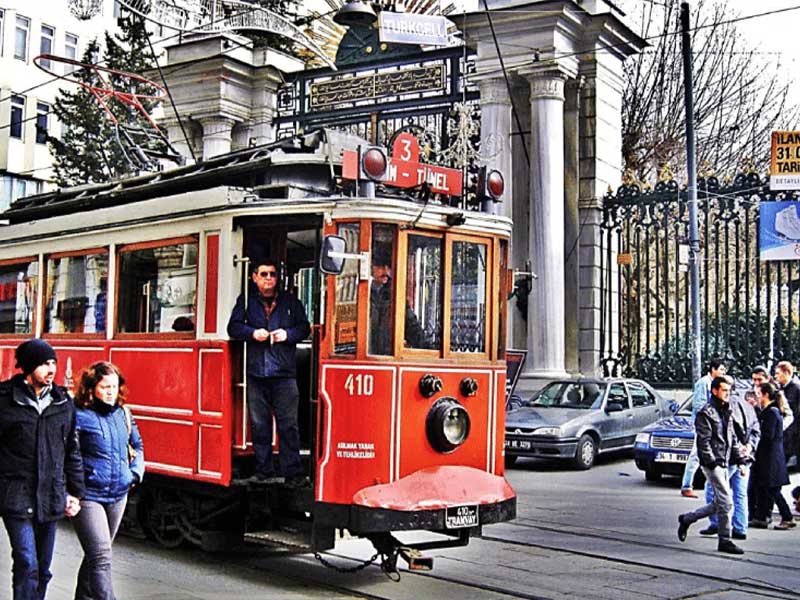 Tourist using Istanbul metro card Istanbul