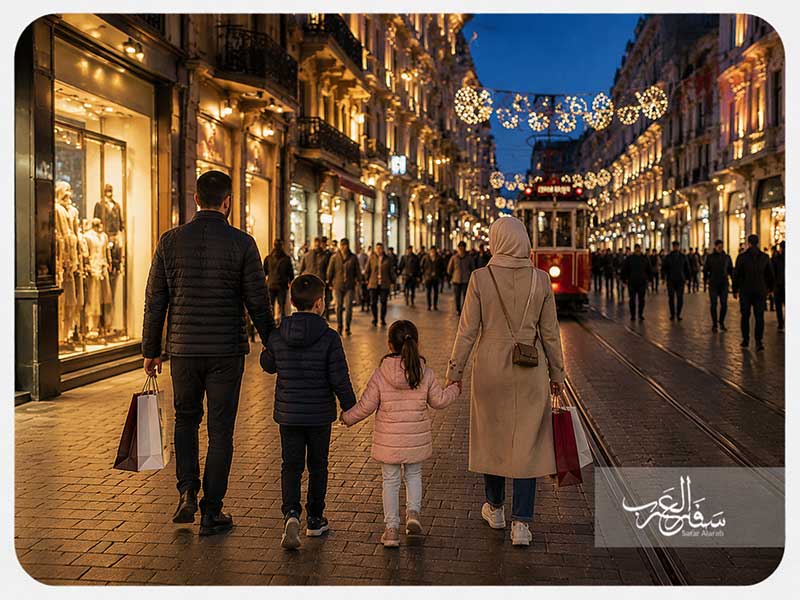 هل شارع الاستقلال مناسب للعائلات؟